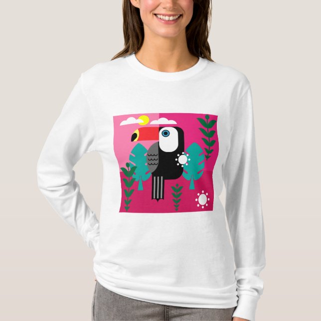 Camiseta Toucan Tropical Bird (Frente)