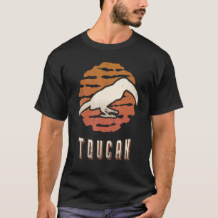 Camiseta Toucan Vintage Retro Classic Animal Sunset