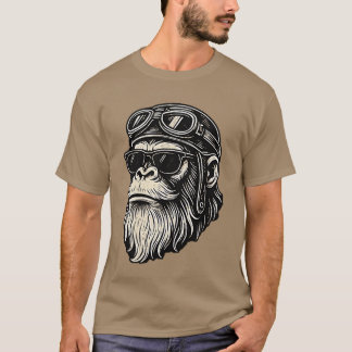 Camiseta Touch My Beard andell Me Im Pretty Funny Monkey Sa