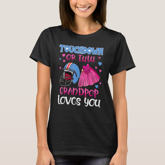 Camiseta Touchdown Ou Tutu Avô Te Ama De Futebol (Frente)
