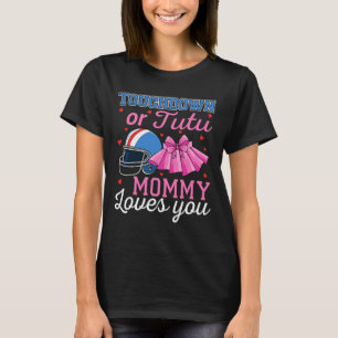 Camiseta Touchdown Ou Tutu Mamãe Ama Você Futebol Gênero 