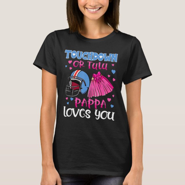 Camiseta Touchdown Ou Tutu Pappa Te Ama De Futebol (Frente)