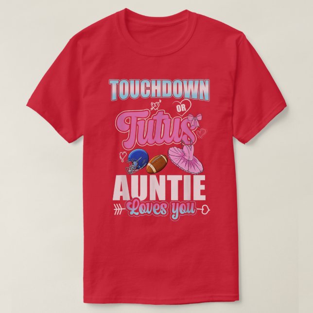 Camiseta Touchdown ou Tutu Tuntie ama você (Frente do Design)