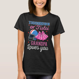 Camiseta Touchdown Ou Tutu Vovô Ama Você Futebol Gênero