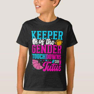 Camiseta Touchdown Ou Tutus Divertido Mantenedor De Gênero