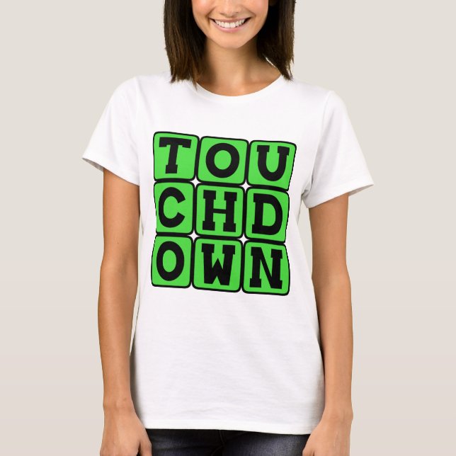 Camiseta Touchdown, Pontuação de Futebol (Frente)