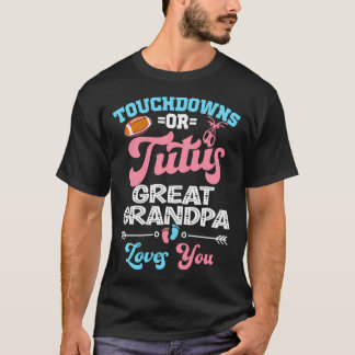 Camiseta Touchdowns Ou Tutus Excelente Vovô Te Ama Gênero