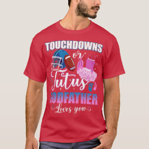 Camiseta Touchdowns Ou Tutus Goddad Te Ama De Gênero Rev