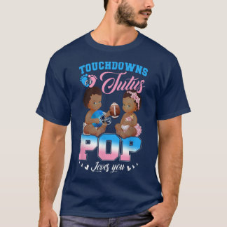 Camiseta Touchdowns ou Tutus POP ama sua revelação de gêner