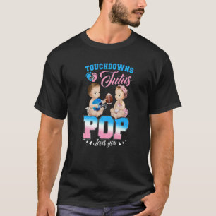 Camiseta Touchdowns Ou Tutus Pop ama Sua Revelação De Gêner