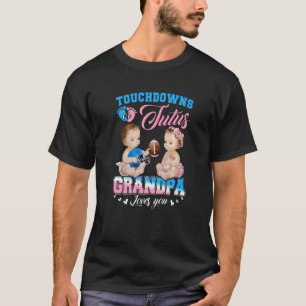 Camiseta Touchdowns Ou Tutus Vovô Te Ama A Reveia Do Gênero