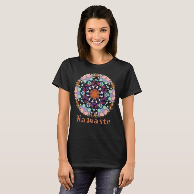 Camiseta Touche Namaste Kaleidoscope T-shirt (Frente Completa)