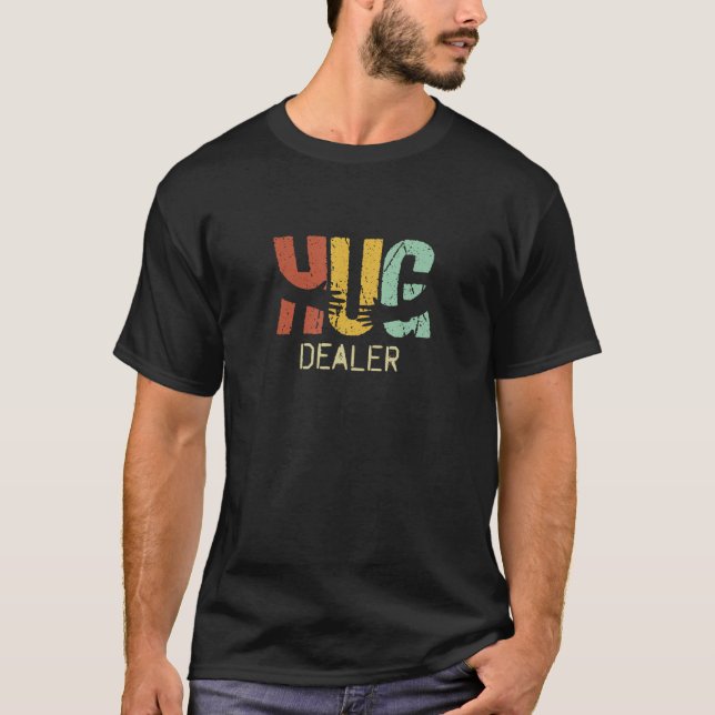 Camiseta Touchy Feely Hug Dealer Pun  Big Bear Hugger (Frente)