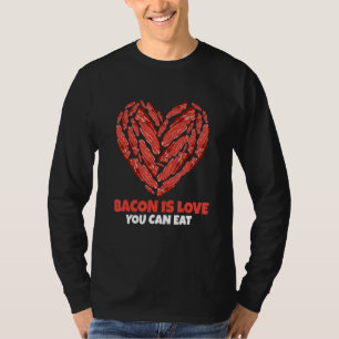 Camiseta Toucinho É Amor Que Você Pode Comer Porco Grelhar