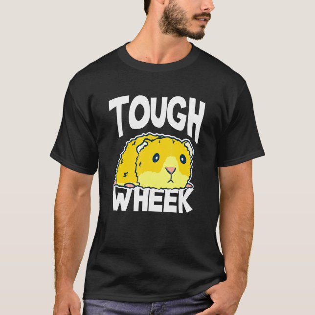 Camiseta Tough Wheek Cute And Guinea Pig (Frente)