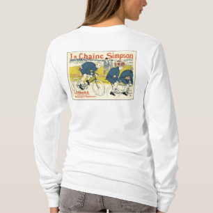 Camiseta Toulouse-Lautrec - arte da bicicleta do vintage
