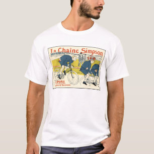 Camiseta Toulouse-Lautrec - arte da bicicleta do vintage