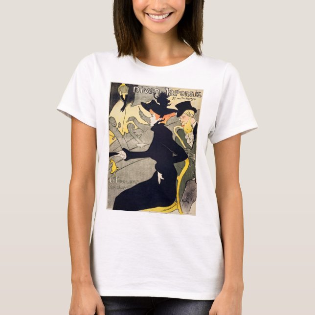 Camiseta Toulouse-Lautrec - Divan Japonês (Frente)