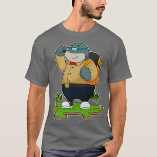 Camiseta Toupeira como Mochileiro