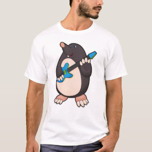 Camiseta Toupeira na Música com Violão