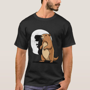 Camiseta Toupeira Sombra Dinossauro Fantoche Feliz Dia da T