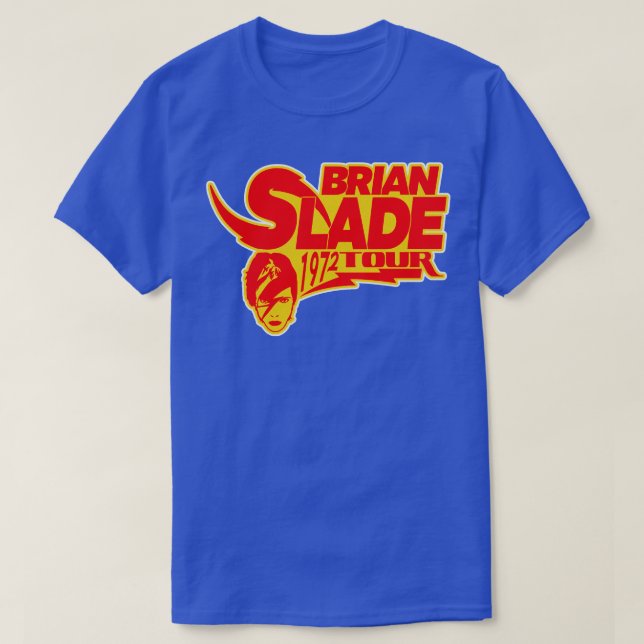 Camiseta Tour de Brian Slade 1972 (Frente do Design)
