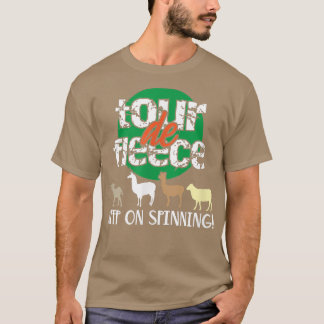 Camiseta Tour de Fleece Fiber para Girar Rodas Handspin