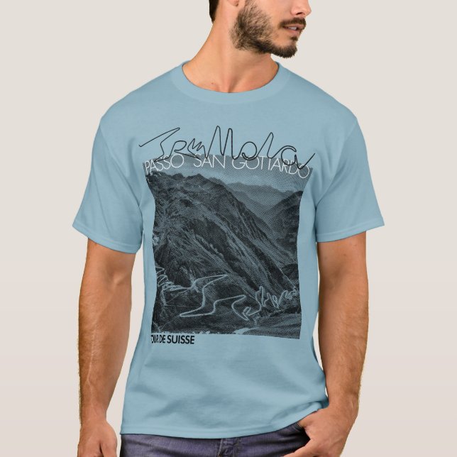 Camiseta Tour De Suisse "Tremola" Gothard Pass (Frente)