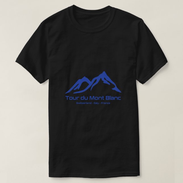Camiseta Tour do Monte Branco Premium (Frente do Design)