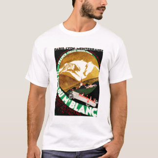 Camiseta Tour Du MONT BLANC Chamonix Old Swiss Viagem Ad