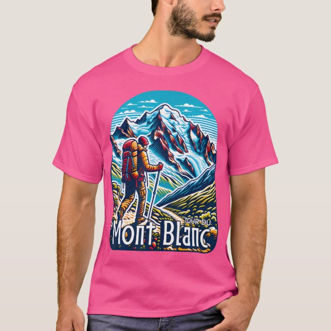 Camiseta Tour Du Mont Blanc Tmb Suiça Itália França Al (Frente)