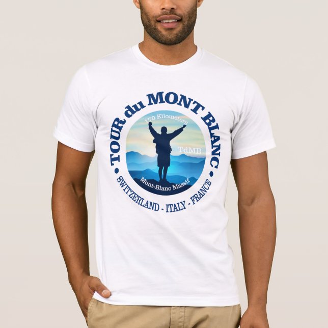 Camiseta Tour du Mont Blanc (V) (Frente)