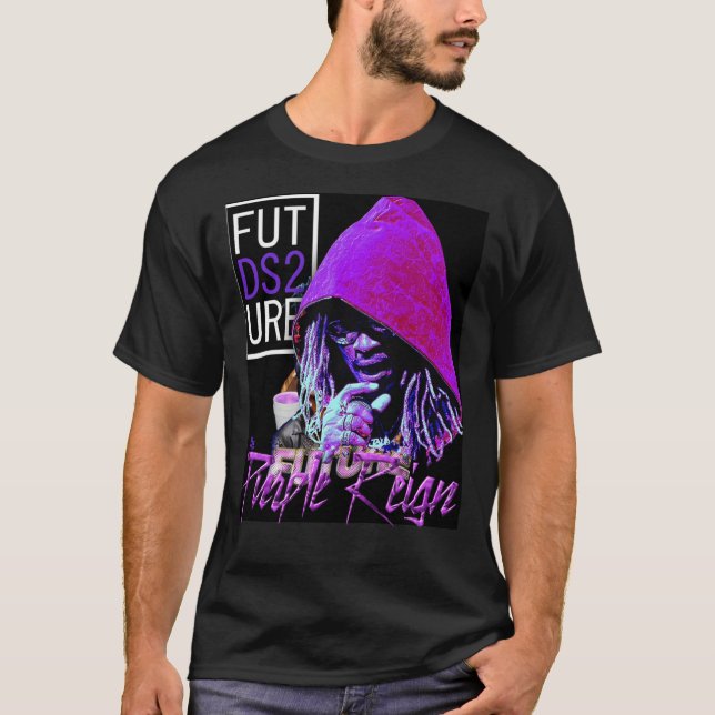 Camiseta Tour Futuro do reinado roxo   (Frente)