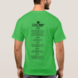 Camiseta Tour mundial de 2025 pela QSI