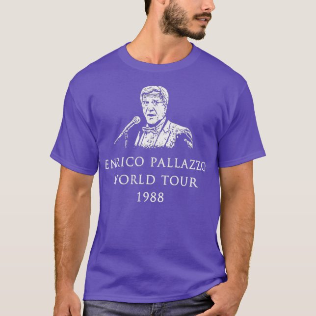 Camiseta Tour mundial de Enrico Pallazzo (Frente)