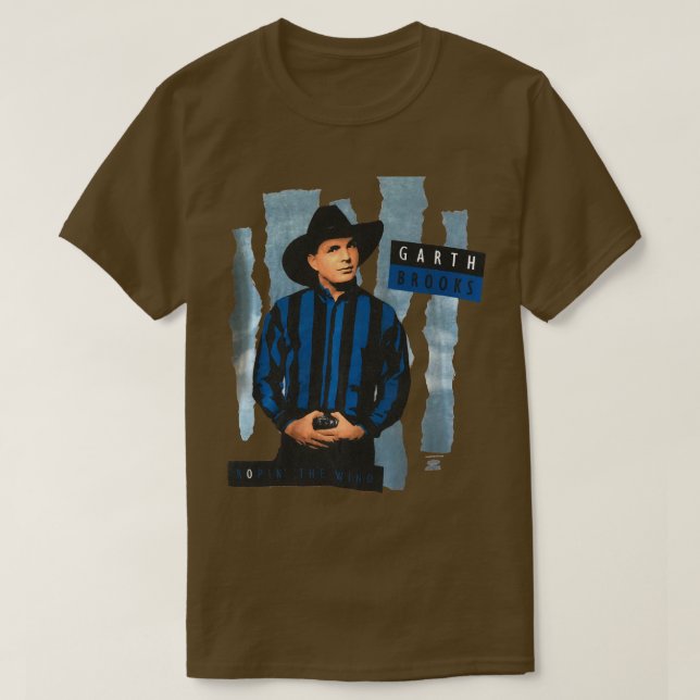 Camiseta Tour mundial do concerto Garth Brooks, 1991, nos a (Frente do Design)