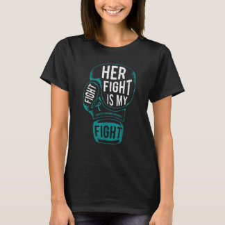 Camiseta Tourette Syndrome Awareness Teal Boxing Glove Tees