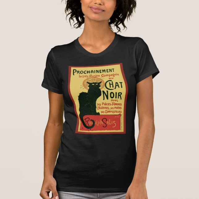 Camiseta Tournée du Chat Noir, Steinlen Fine Art (Frente)