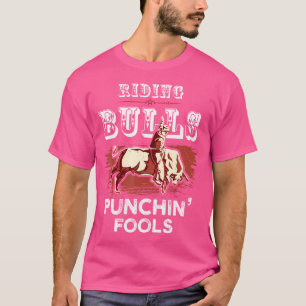 Camiseta Touro Andando Perfurando Tolos Touro Engraçado Tou