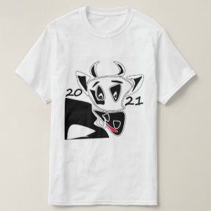 Camiseta Touro, ano do touro, 2021, touro engraçado