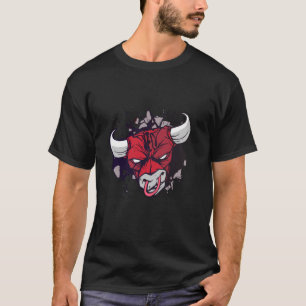 Camiseta touro com raiva