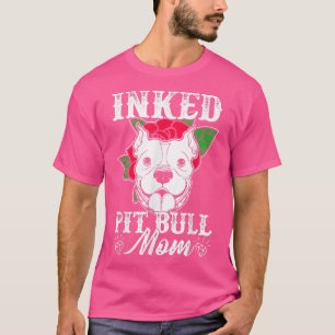 Camiseta Touro de Pit Torrado Mãe Tatuagem PitBull Cão