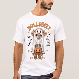 Camiseta Touro de planalto engraçado fantasma