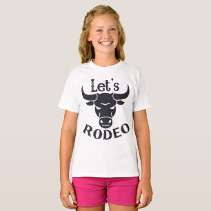 Camiseta Touro de Rodeio Caubói Country Western Bronco Sass