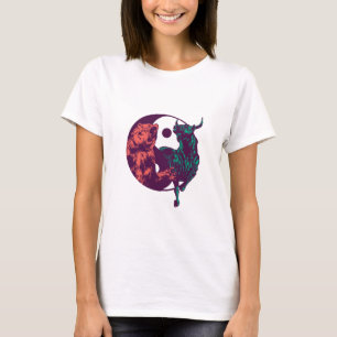 Camiseta Touro e Urso - Mercado de Ações