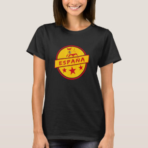 Camiseta Touro Espana espanha com bandeira nacional