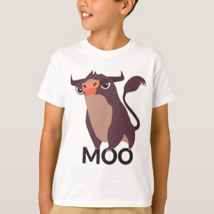 Camiseta Touro Fofo Presente de Fazendeiro de Vaca de Desen