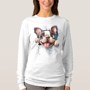 Camiseta Touro francês bonito
