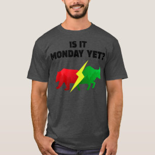 Camiseta Touro ou Bear Stock Market shirt É segunda-feira m