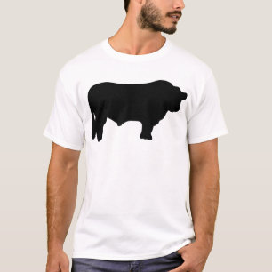 Camiseta touro preto grande de angus